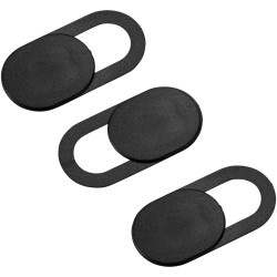 Renkforce RF-4695876 Webcam cover Black Plastic Reliable Privacy Protection