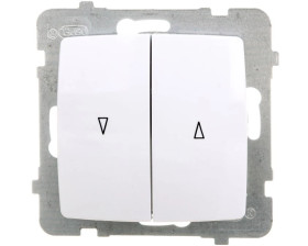 KARO Łącznik żaluzjowy biały ŁP-7S/m/00