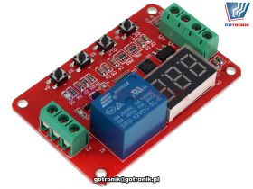 Przekaźnik 24V sterowany napięciem – komparator