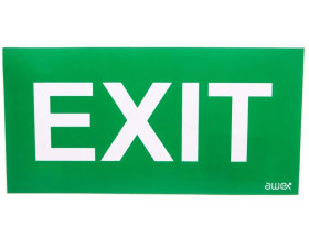 Piktogram PS28 125x250 EXIT logo awex (ISO7010)