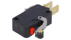 Mikroprzełącznik Snap Action Z Dźwignią (Z Rolką) Spdt Poz 2 D3v-165M-1C5