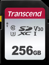 TS256GSDC300S SDXC memory card, 256 GB, UHS-I U3 class 10, V30, 300S