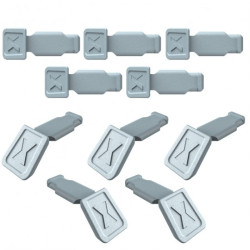 Klipsy szare do narzędzi z KNIPEXtend KNIPEX 00 61 10 CS