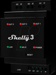 PRO3 Shelly Pro 3, three-phase, 3-channel relay