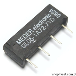 SIL05-1A72-71D Reed Relay 5VDC 1A Coil 500 Ohm SIL4 MEDER