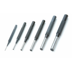 Priory PRI135S6 135-S6 Parrallel Pin Punches in Wallet Set 6 Piece