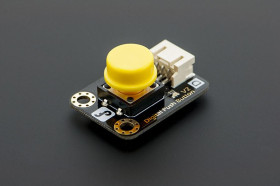 DFRobot Gravity: Digital Push Button (Yellow)
