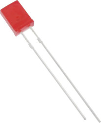 Dioda LED THT HuiYuan 2534R1D-KHB-C 2534R1D-KHB-C, 2 x 5 mm, 225 mcd, 1 szt.