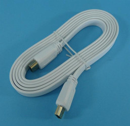 KABEL WT.HDMI-WT.HDMI 1,8mb PŁASKI BIAŁ