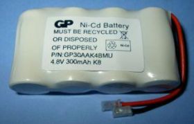 4x2/3AA 4,8V/300mAh T-108 30 AAK4-BMU GP