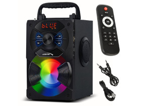 Głośnik przenośny bluetooth Audiocore, radio FM, wejście kart...