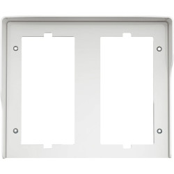 Osłona z daszkiem do paneli sfera 4 moduły biała 350542