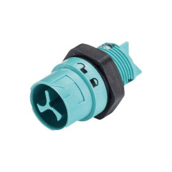 Wieland 46.032.5051.6 RST® MINI Bullet Connector 2-Pin Plug Blue