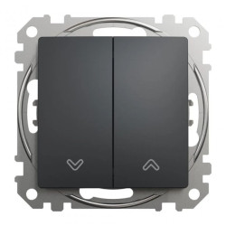 Łącznik żaluzjowy, czarny antracyt, Sedna Design i Elements SDD114104