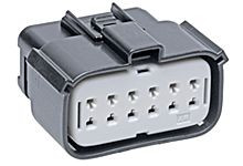 Obudowa złącza 12-pinowe Molex 2-rzędowe Gniazdo 19418 Montaż na kablu Połączenie zagniatane Obudowa złącza