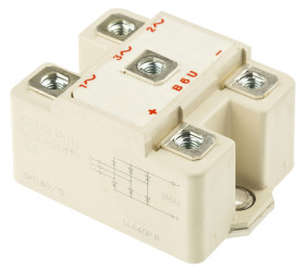 Moduł prostownika mostkowego Trójfazowy 60A 1200V Połączenie silikonowe SEMIPONT2