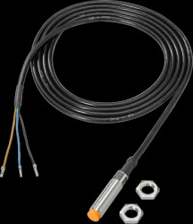 Inductive sensor, PNP, flush mounting M12, not flush, 1 Form A (N/O), 30 V (DC), 200 mA, IF5018
