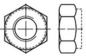 Nakrętki imbusowe M6 TOOLCRAFT TO-6864378 DIN 980 1000 szt.