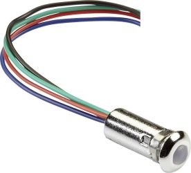 Mentor 2660.8503 Lampka sygnalizacyjna LED rgb Soczewka 5 mm 2 V, 3.5 V, 3.5 V 20 mA, 20 mA, 20 mA