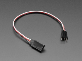 Adafruit Shrouded Servo to Premium Male Jumper Wires Cable - 17cm long