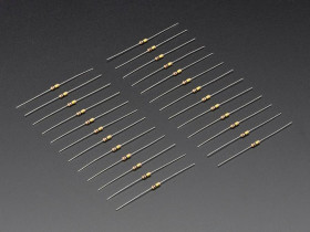 Adafruit Through-Hole Resistors - 100K ohm 5% 1/4W - Pack of 25