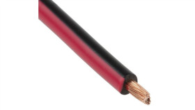 Przewód Samochodowy, Dł. 30M, 1 Mm2 Csa, Kolor: Czarny/Czerwony, 600 V, -40 ›...