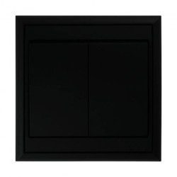 Łącznik p/t schodowy Luna, 10A, 250V, WP-5L, czarny