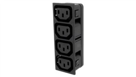 4752.4200Złącze Zasilające Ac Rozgałęźnik 10A 250Vac Iec 60320