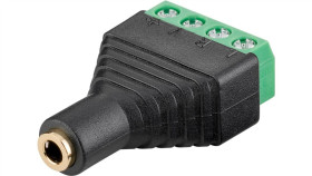 Kostka Zaciskowa 4-Pinowa Gniazdo Jack 3,5 Mm (4-Pinowe, Stereo)