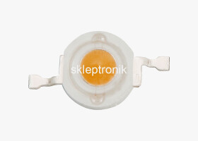 Dioda led smd 0,5W ciepły biały sam emiter 2szt