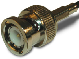 BNC plug 50 Ω, RG-174, RG-188, RG-316, LMR-100A, Belden 7805A, RG-174LL, crimp connection, straight, 112132