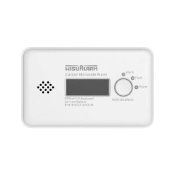WisuAlarm HY-GC20B CO Detector 10-Yr Battery Early Warning Loud Alarm