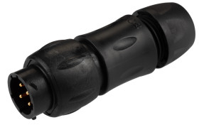 Złącze wielostykowe przemysłowe 4-pinowe Układ szeregowy Wtyczka Souriau Sunbank by Eaton