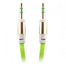 PRZEWOD JACK JACK 3,5ST. 1M ZIELONY