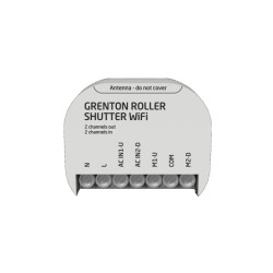 GRENTON ROLLER SHUTTER WiFi, FLUSH, WRS-201-W-01