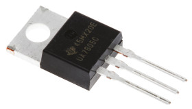 Regulator napięcia 5 V TO-220 Otwór przezierny wyjścia: 1 Stałe UA7805CKCS