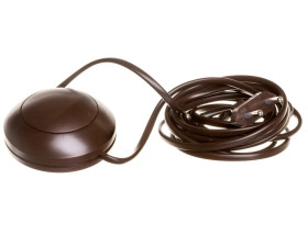 Przewód przyłączeniowy 300cm z wyłacznikiem nożnym brązowy SP/WN3,0(2X0,75)BRA PRW10000403