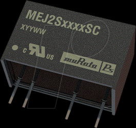 MEJ2S0509SC DC/DC converter MEJ 2 W, 9 V, 222 mA, SIL, single