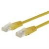 Patchcord Cat.5E RJ45 UTP 1m żółty