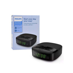 Radiobudzik PHILIPS TAR3205/12 Czarny, Radio, Budzik, Alarm