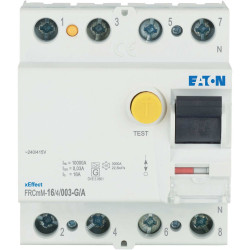 RCCB, 4-biegunowy, 16A, 30mA, Eaton, xEffect - FRCmM Efekt x 240/415V ac