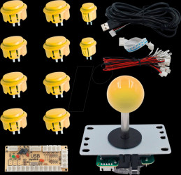 OD1817-YW DIY arcade set, yellow