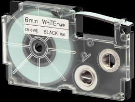 XR-6WE1 black / white, 6 mm Breite