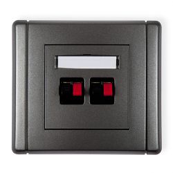 Gniazdo głośnikowe podwójne (2,5mm2)