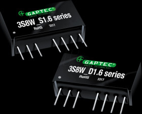 3S8W_1205S1.6RP DC/DC converter, 3 W, 5 V, SIL 8