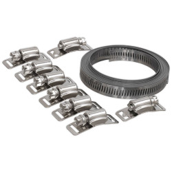 Sealey JC972 Hose Clamp Set Self-build 12.7mm Band Width