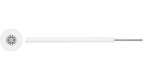 Przewód montażowy 0,75 mm2 Biały RND Silikon 18 AWG dł. 100m