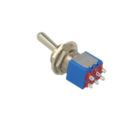 Przełącznik hebelkowy 230V 3A 2-poz 2-tor 2xNO+NC / 5646MA