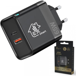 Ładowarka USB‑C USB-A Extralink Smart Life Fast Charger 65W