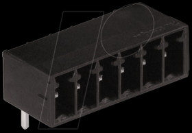 714-163 pin header, angled, 3-pole, RM 3,5 mm, parallel